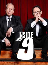 Reece Shearsmith and Steve Pemberton sat on a stage with the text Inside no 9