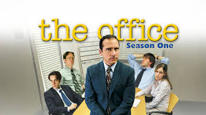 Text: The Office US Season One with characters, Michael, Pam, Jim, Dwight and Ryan Text: The Office US Season One with characters, Michael, Pam, Jim, Dwight and Ryan