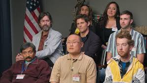 The cast of the TV show Jury Duty