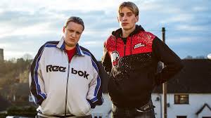 The characters of Kerry and Kurtan from the TV show This Country