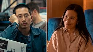 Steven Yeun and Ali Wong as their characters in Beef Steven Yeun and Ali Wong as their characters in Beef