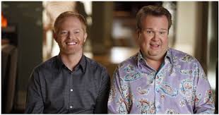 The characters of Mitchell and Cam from Modern Family The characters of Mitchell and Cam from Modern Family