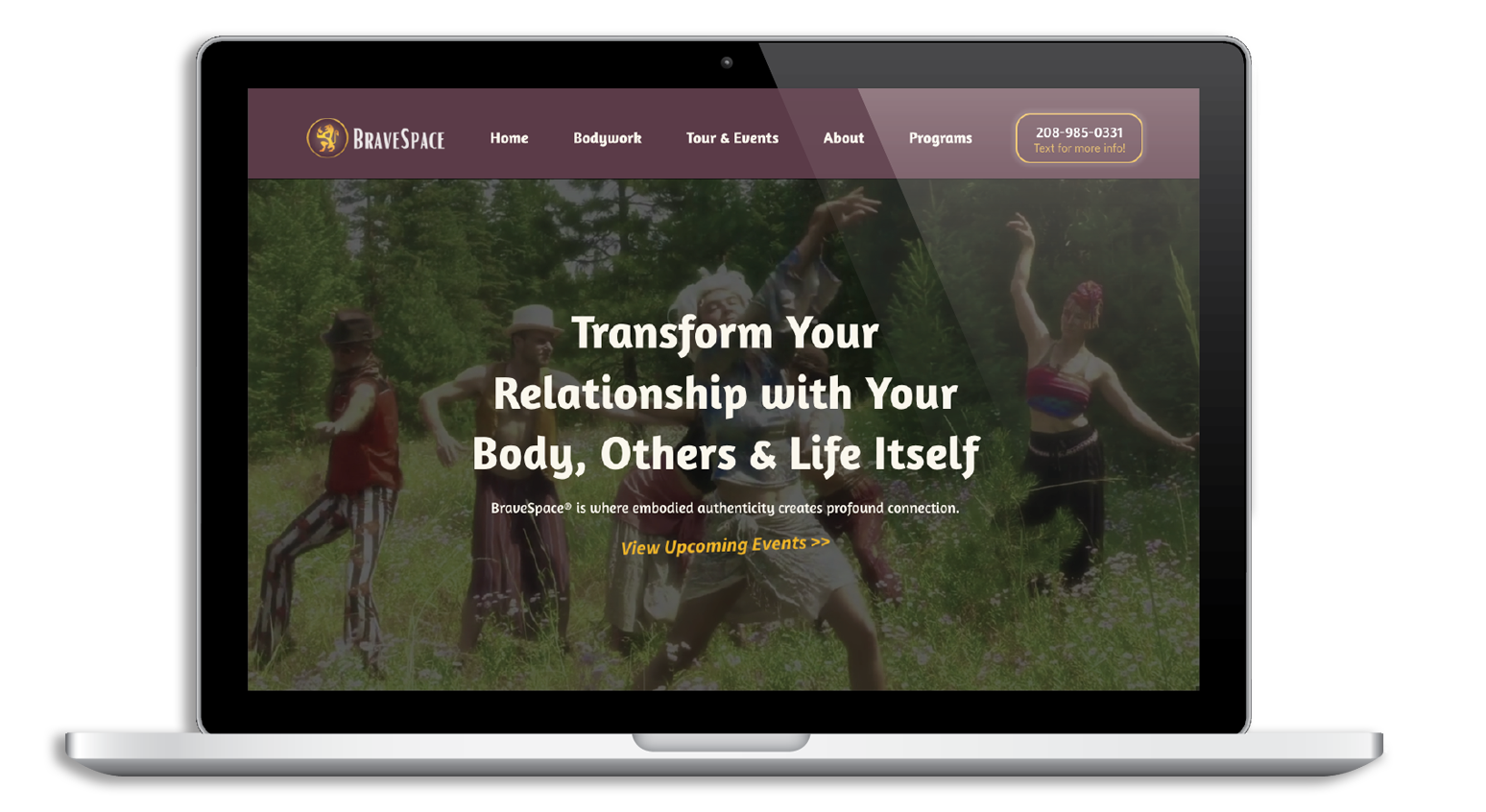 Brave Space Embodiment website