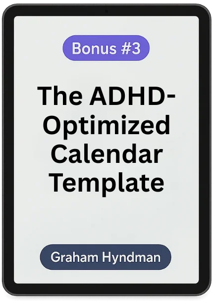 ADHD Calendar Template