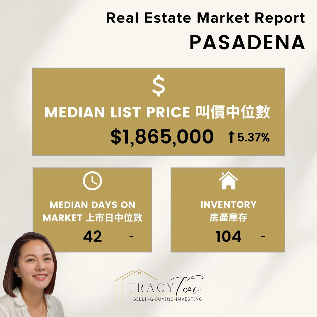 Pasadena House Weekly Market Report Sept 3 2024