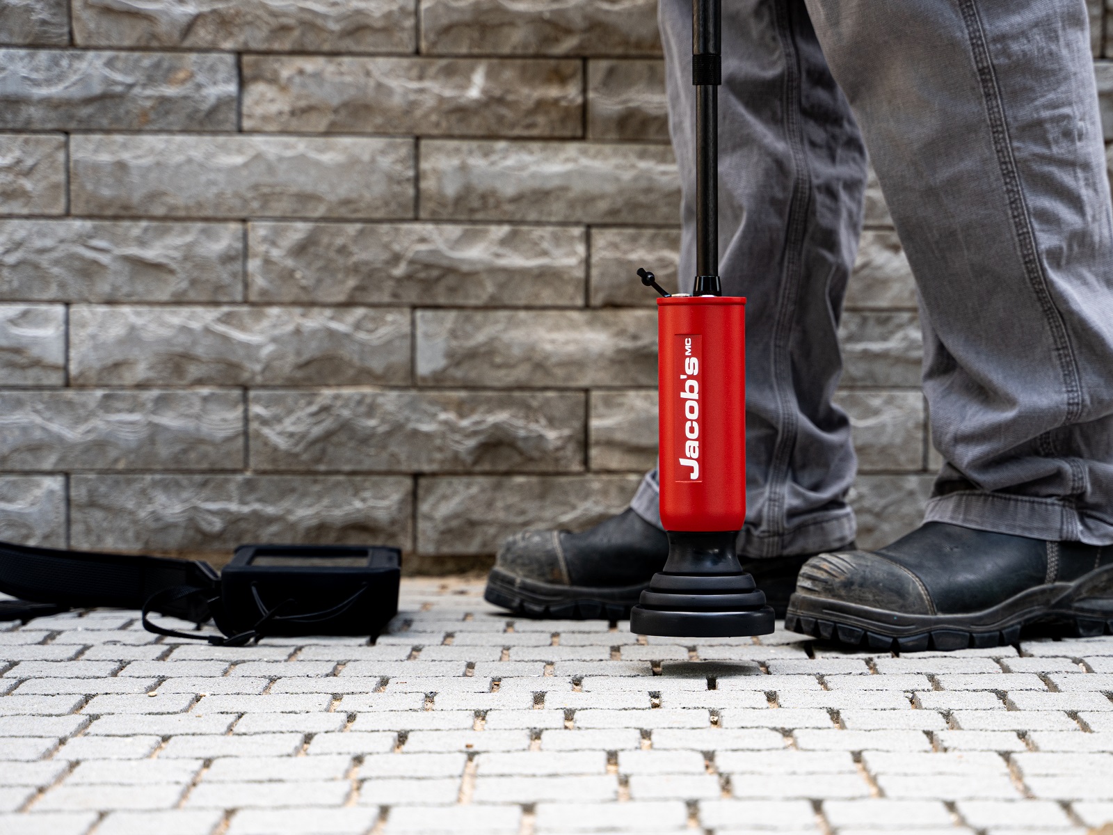 SNIFFER430 Water Leak Detection device used to find a water leak under floor