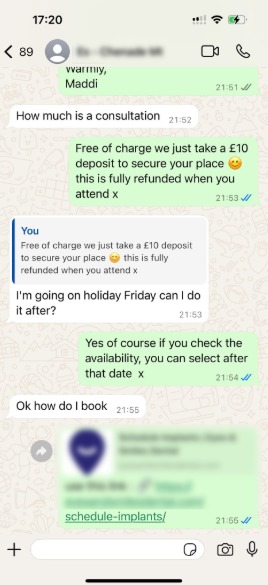 WhatsApp screenshot 1