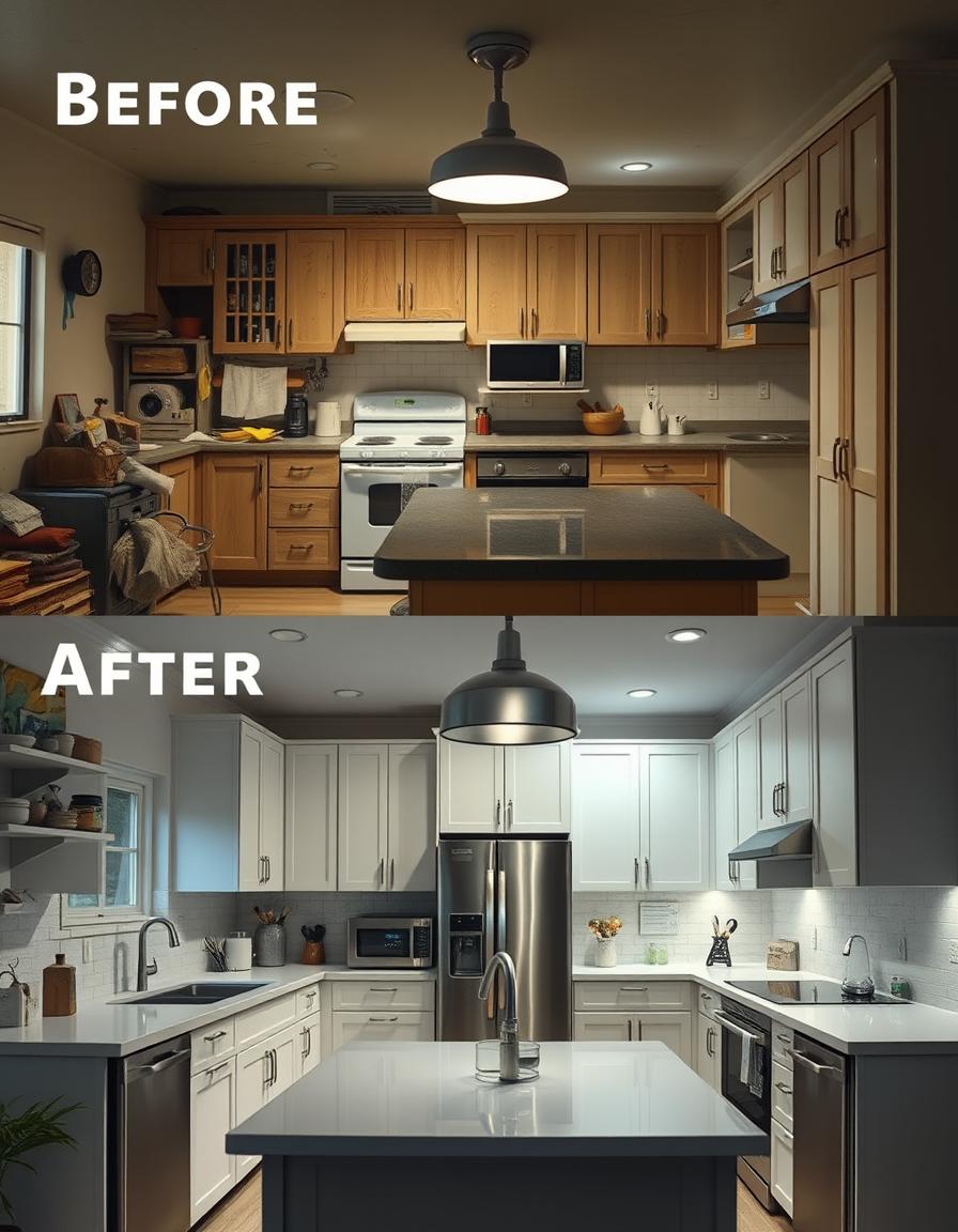 Modern kitchen renovation