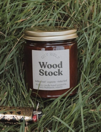 Woodstock Candle by Shy Wolf at Vervain & Rue
