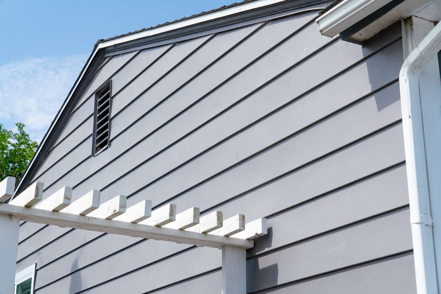 siding of a beautiful house