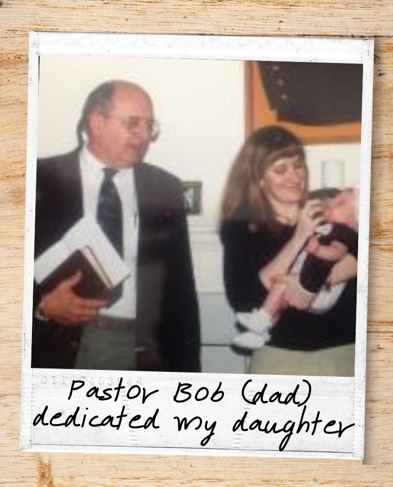 Pastor Bob (dad) dedicated my daughter Pastor Bob (dad) dedicated my daughter