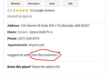 Google Business Profile Screenshot formerly Google My Business