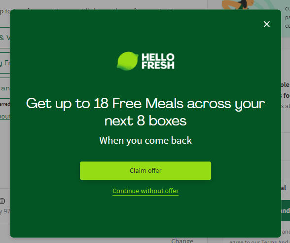 Hello Fresh Meals