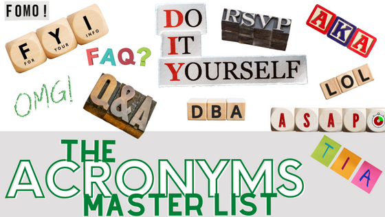 The Acronym Master List