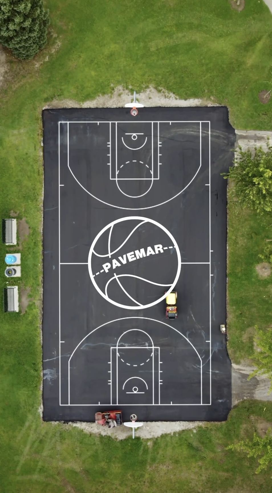 Markham Asphalt Basketball Court | Pavemar Paving