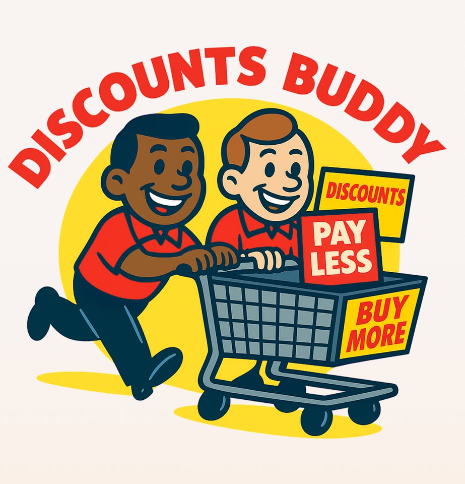 Discounts Buddy Pay Less Store Logo
