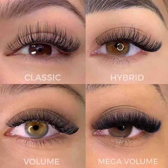 Eyelash extensions come in various styles, each designed to cater to different preferences and aesthetic goals: