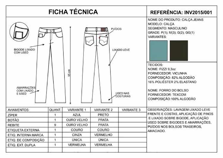 ficha técnica de moda ficha técnica de moda