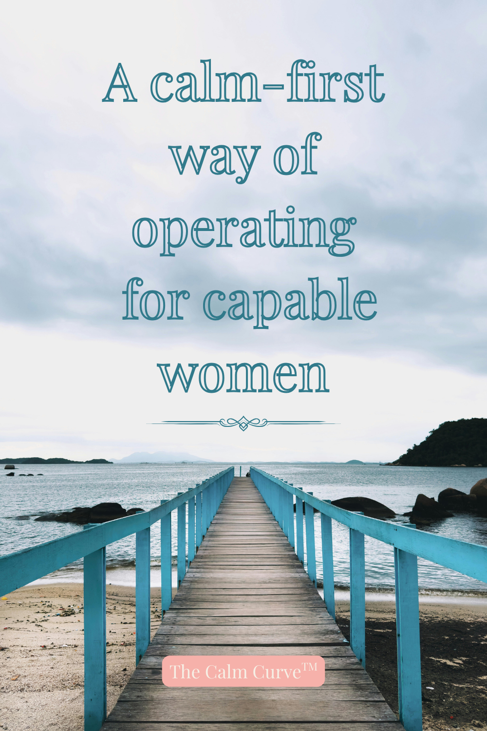 An empty dock leading into the ocean