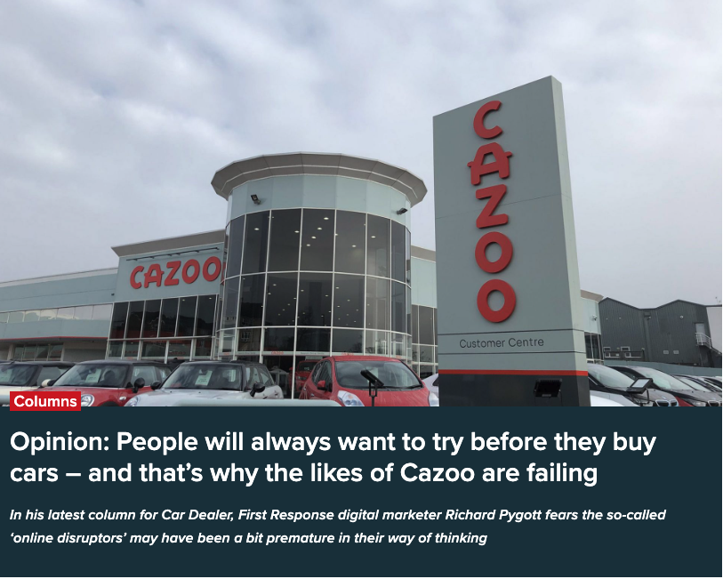 car dealer magazine article