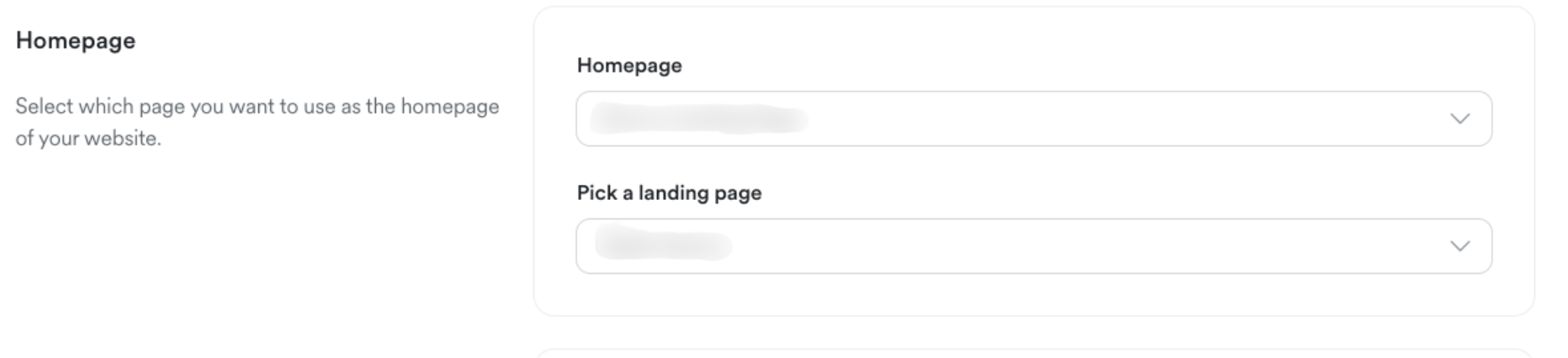 home page home page