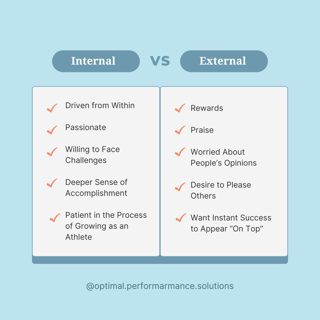 internal vs. external motivation internal vs. external motivation