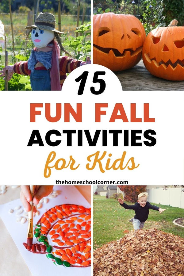 fun fall activities Pinterest pin