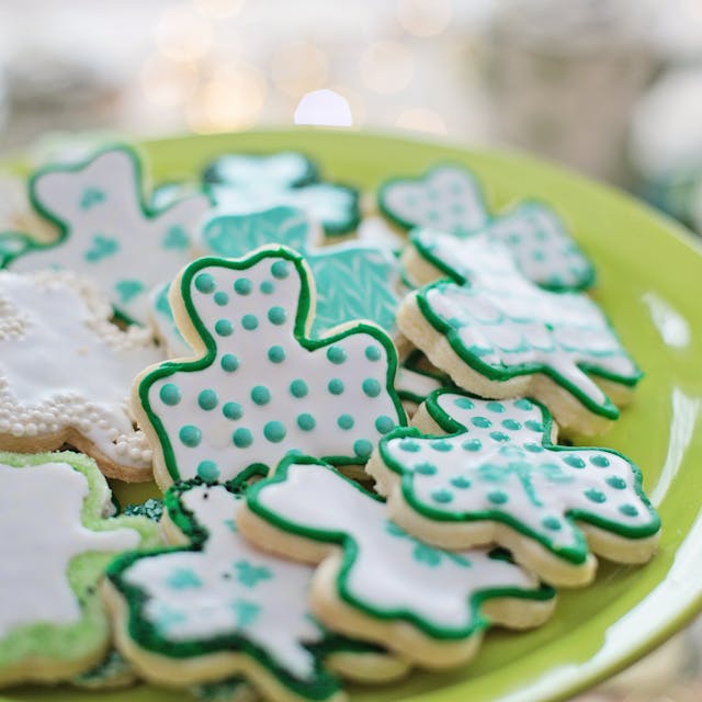 shamrock cookies