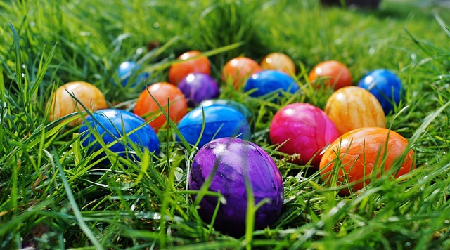 plastic easter eggs
