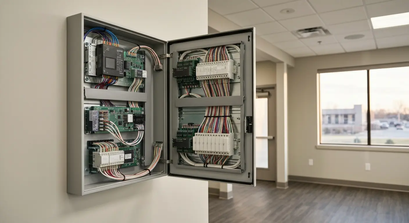 Commercial alarm system control panel