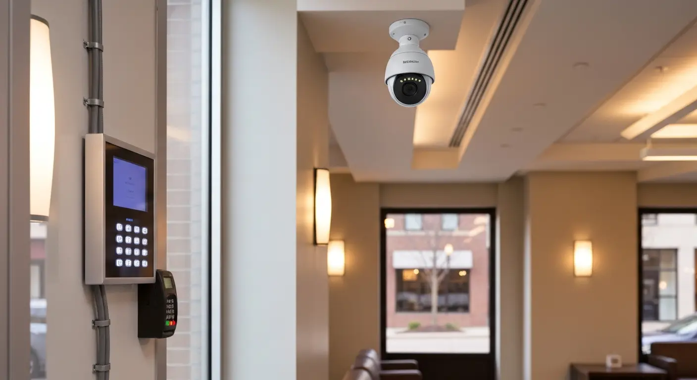 Security camera and access control system integration