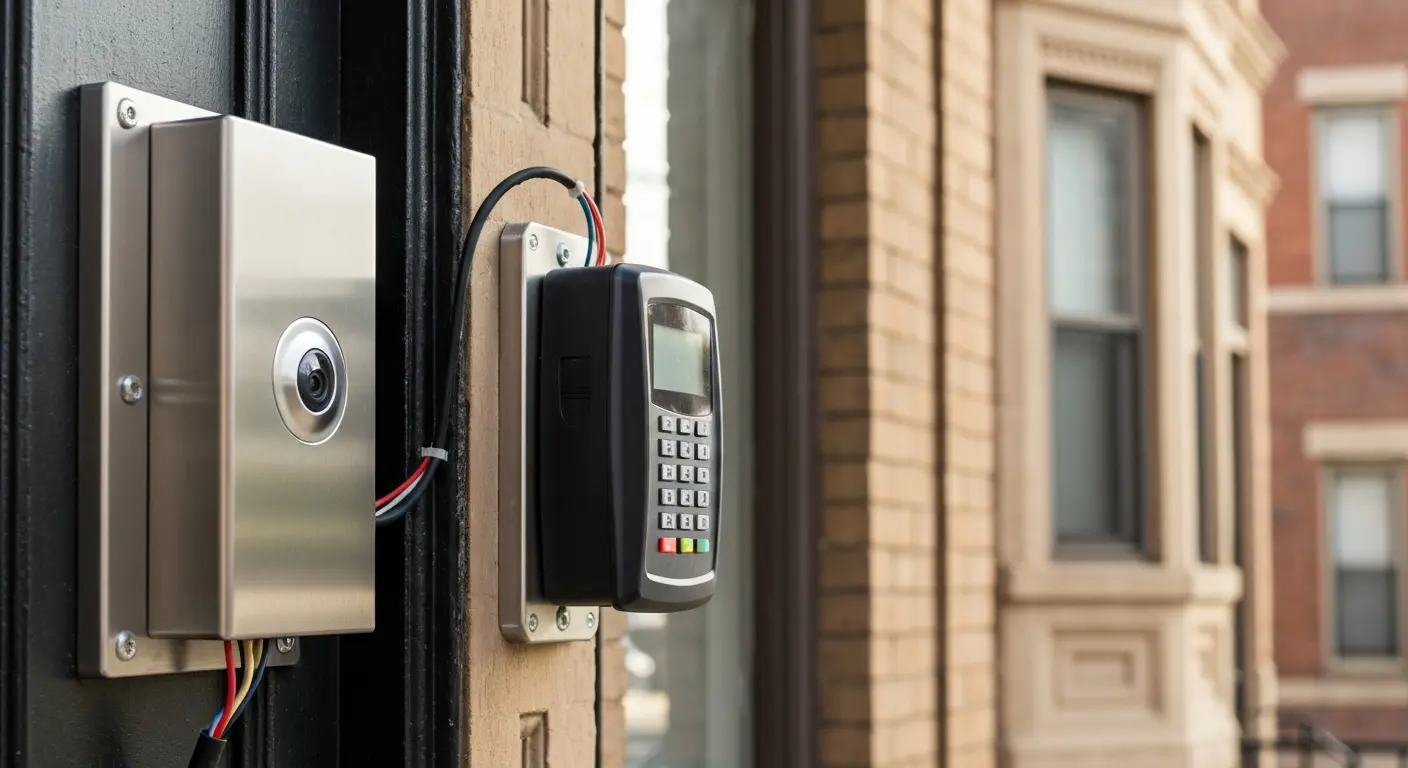 Door access control reader