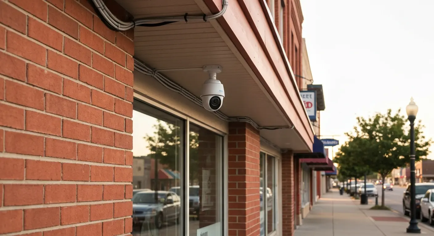 Security camera installation in Moorhead
