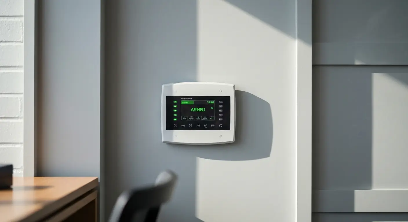 Alarm system control panel