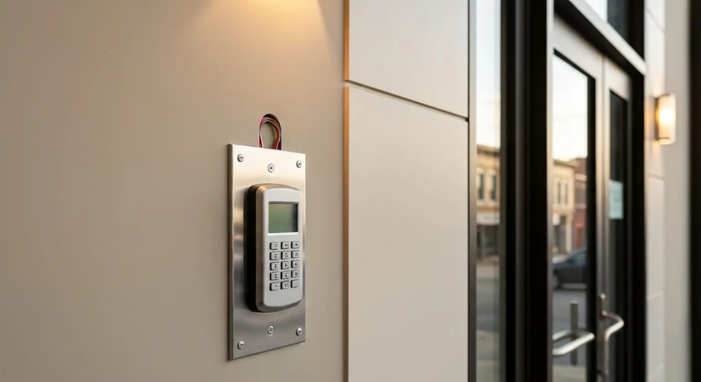 Access control keypad installation