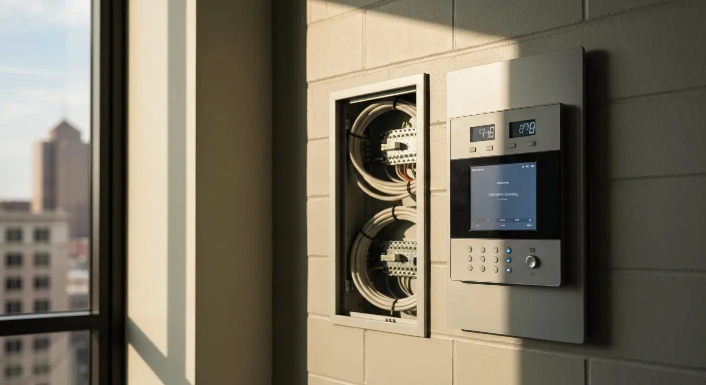 Alarm system control panel