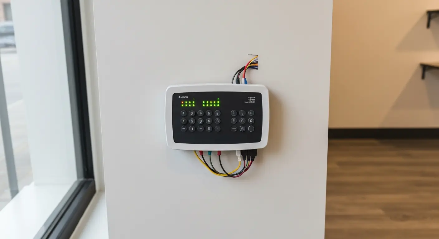 Alarm system control panel