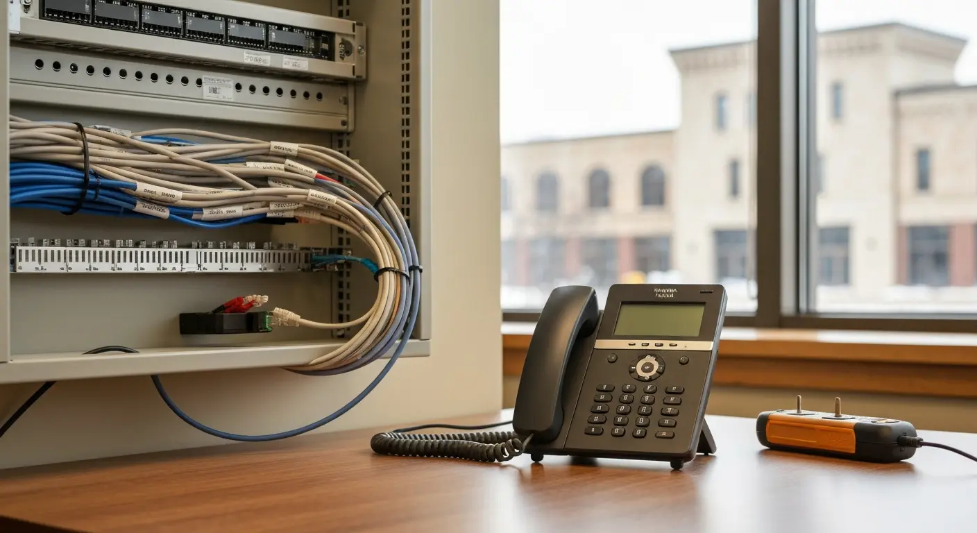 VoIP phone system installation
