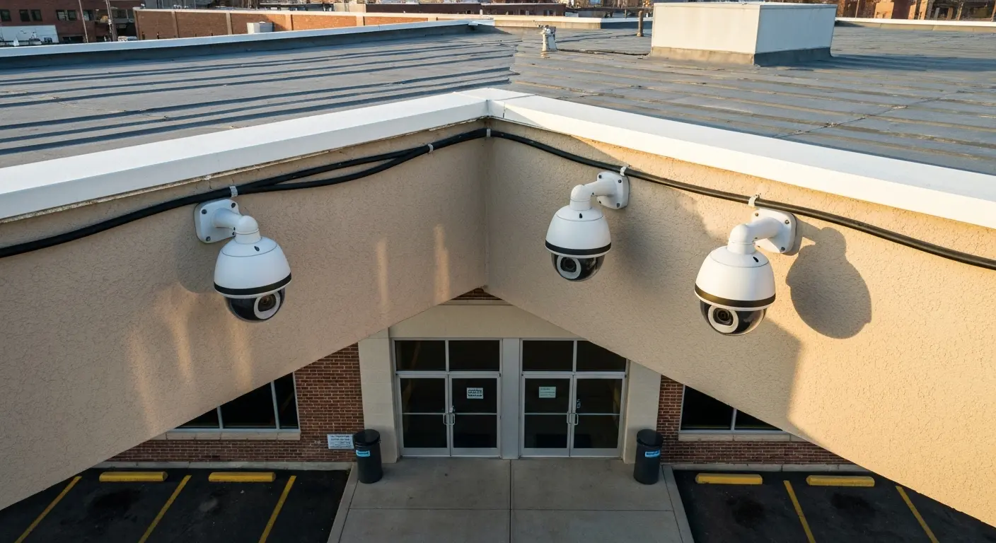 Security camera installation