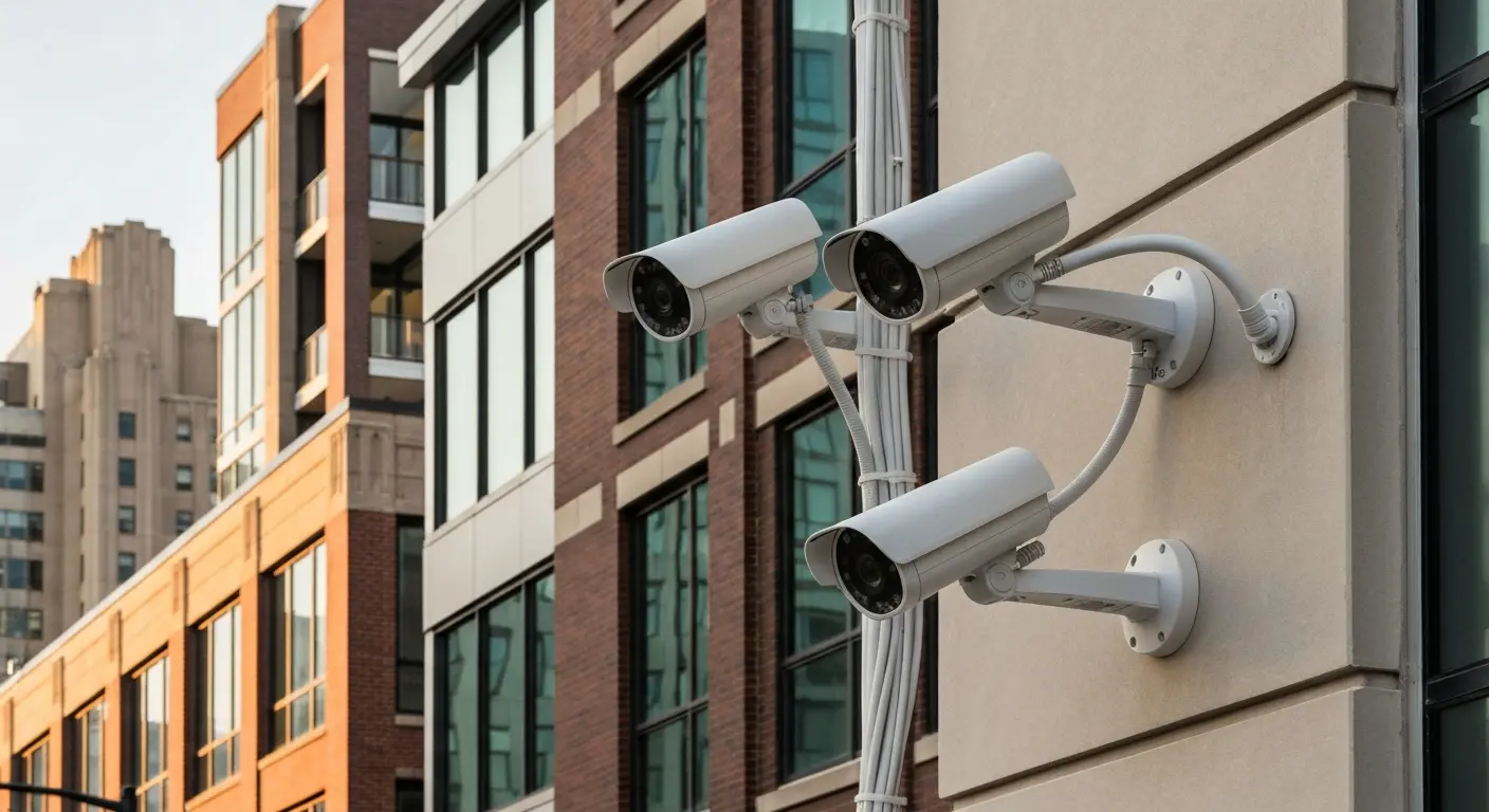 Security camera installation