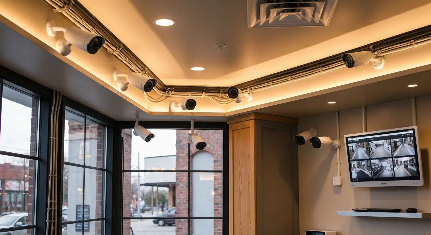 Security camera installation project