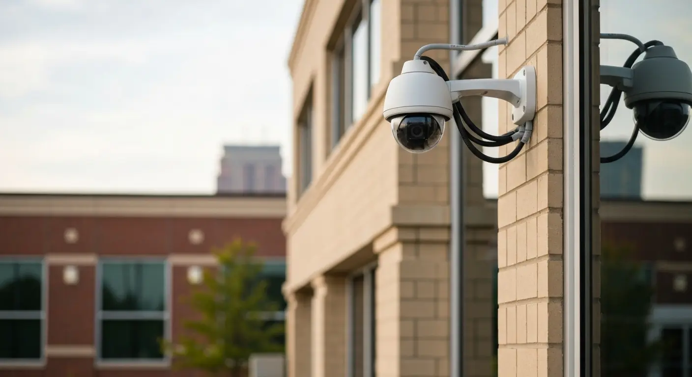 Security camera installation