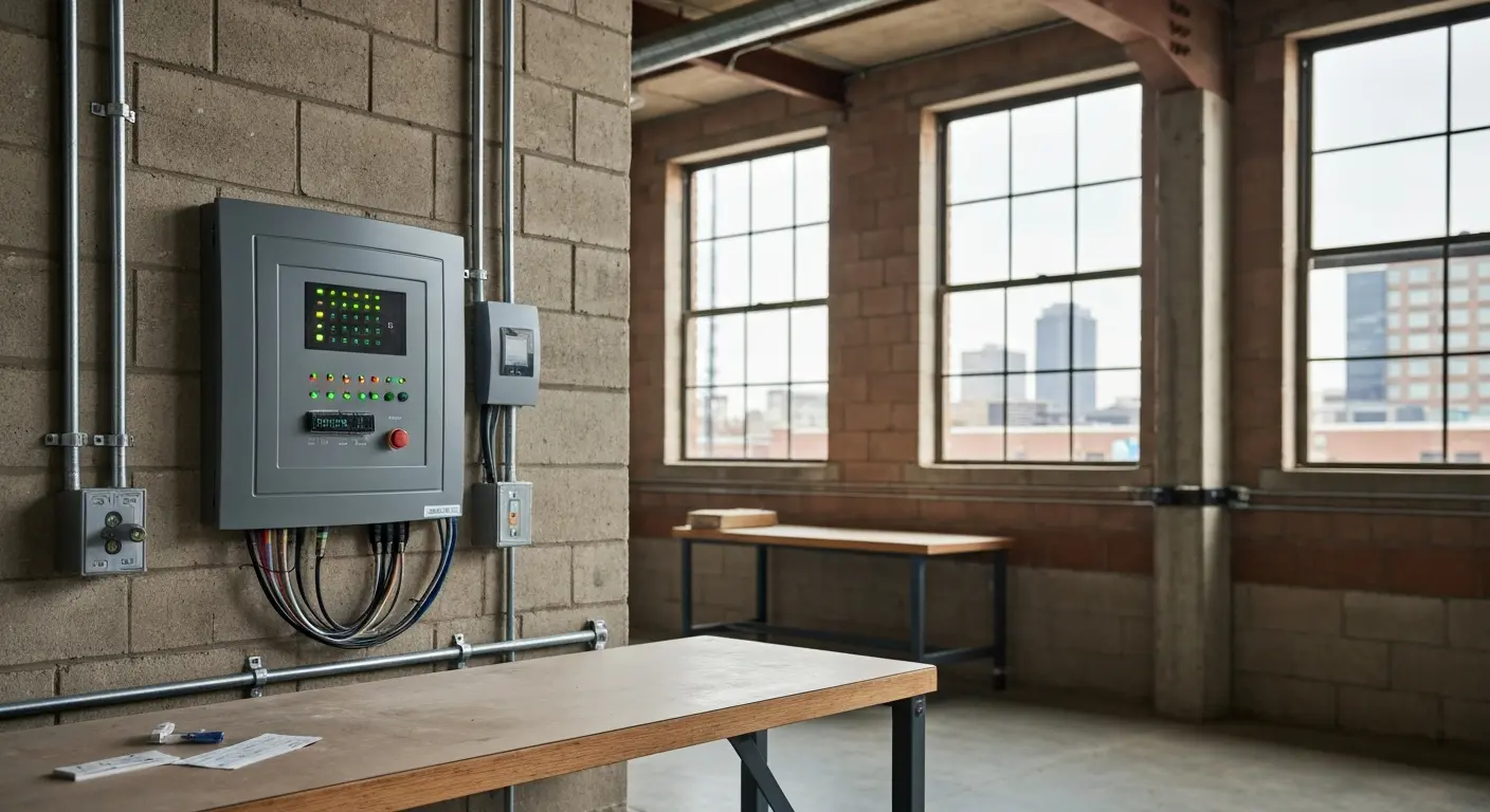 Alarm system control panel