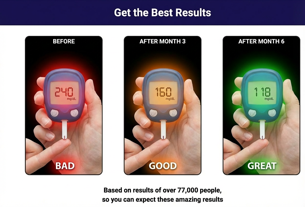 Blood Sugar Progress Visualization