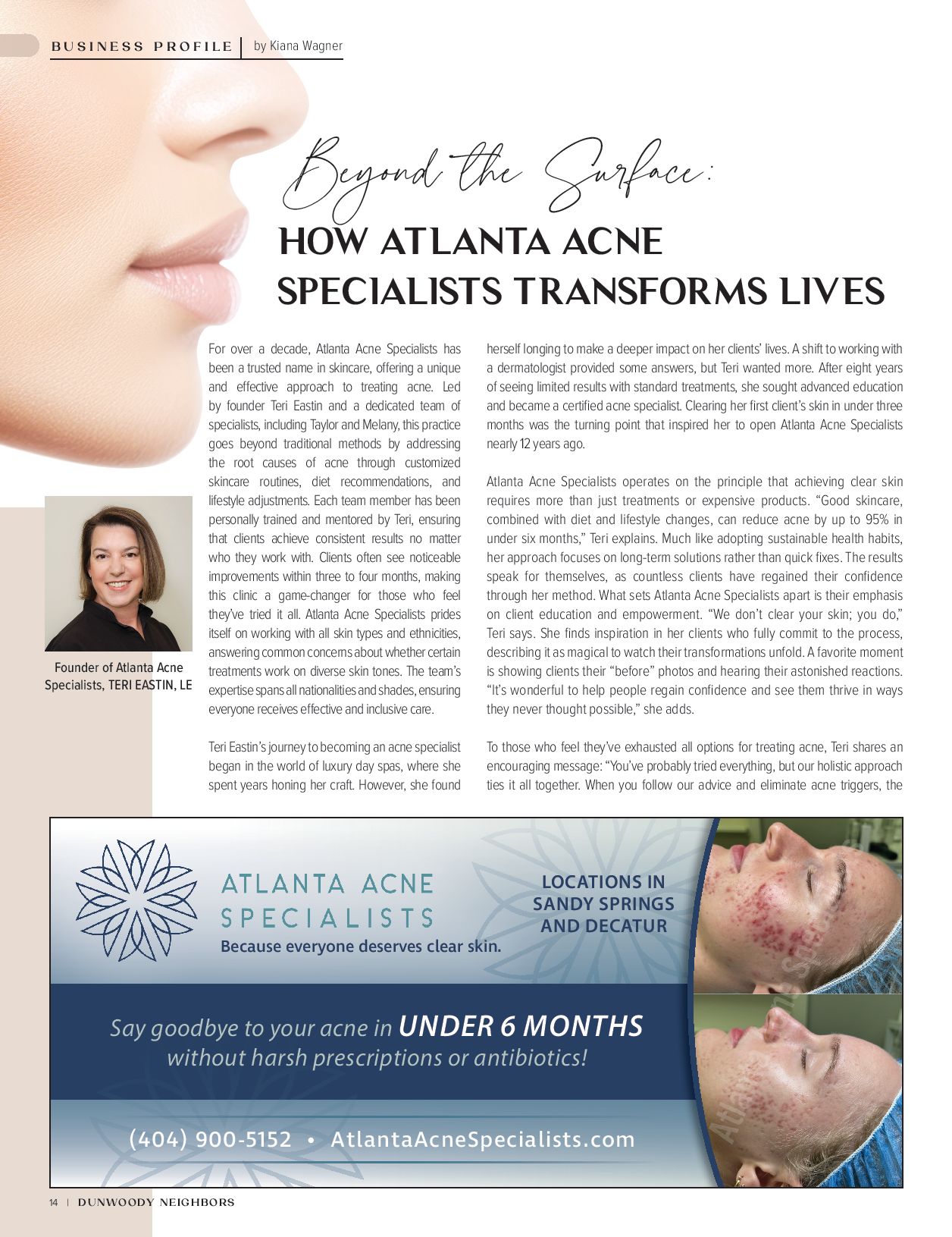As Featured in Dunwoody Neighbors