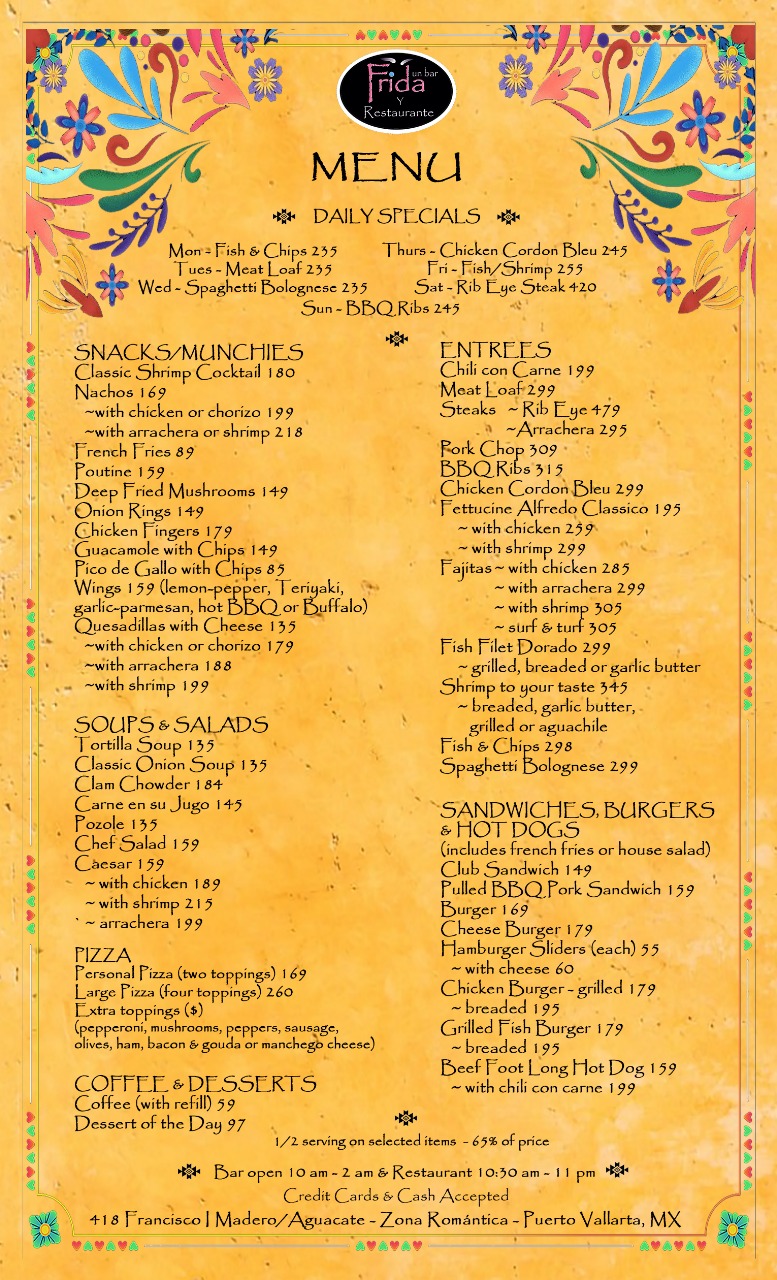 Food Menu EN