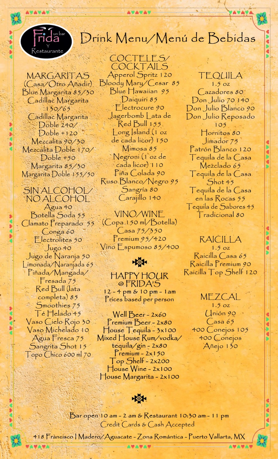 Drink Menu B