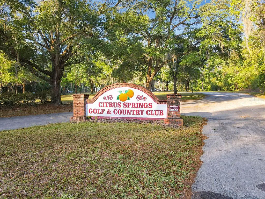 Citrus Springs Golf & Country Club Entrance