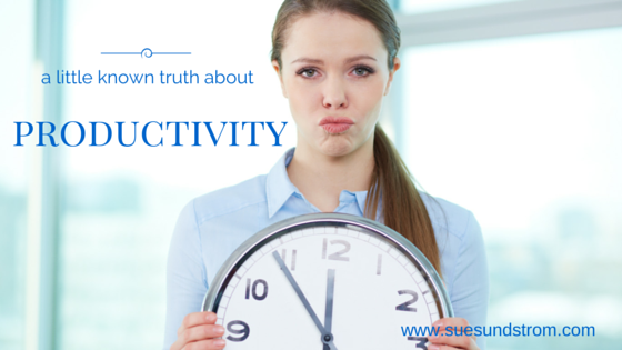 A little known truth about productivity