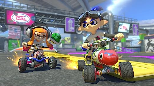 Mario Kart 8 racing